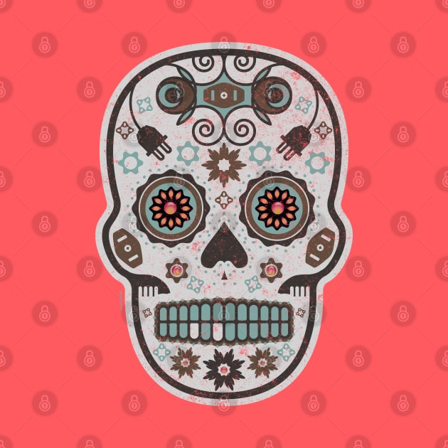 Rastro de Vida Mexican Sugar Skull by DanielLiamGill