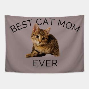 Best Cat Mom, Cat lover Ever Cute Tapestry