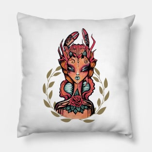 Alternative Cancer Mermaid person Pillow