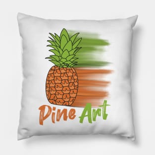 Pine Art Pineapple Pillow