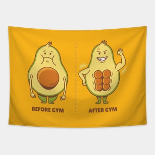 Avocado Gym Tapestry