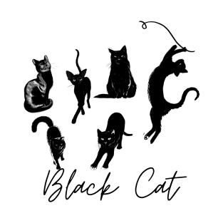 Black cat T-Shirt