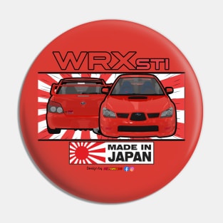 WRX STI IMPREZA Red Pin