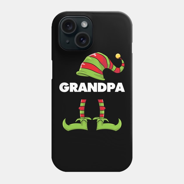 Grandpa Elf Funny Matching Christmas Costume Family Phone Case by teeleoshirts