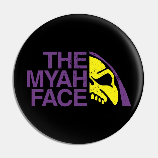 The Myah Face Pin by ZombieMedia