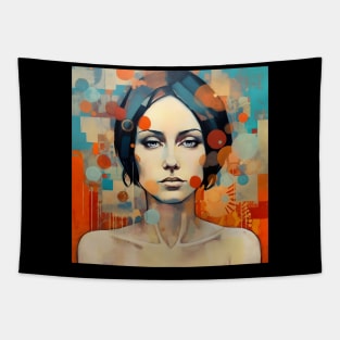 Symbolism Portrait. Tapestry