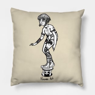 Skater Girl Pillow