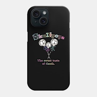 Skull lollipops gothic fun Phone Case