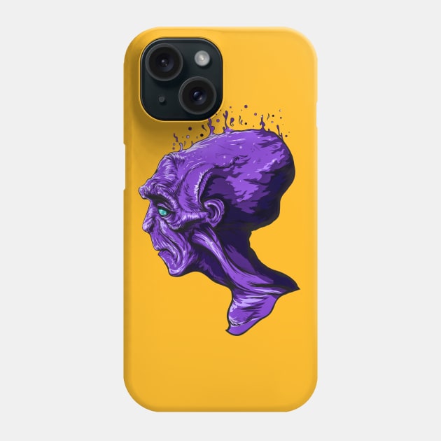 THINKER HEAD Phone Case by KOKAIART