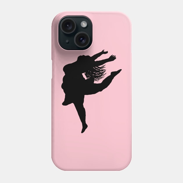 Dancing Woman Silhouette Phone Case by Strangers With T-Shirts