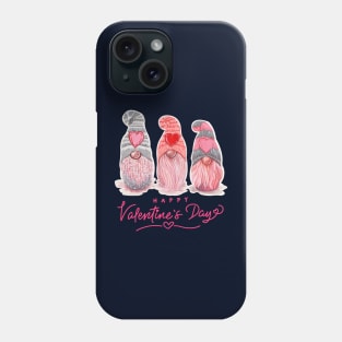 Happy Valentines Day Gnomes Phone Case
