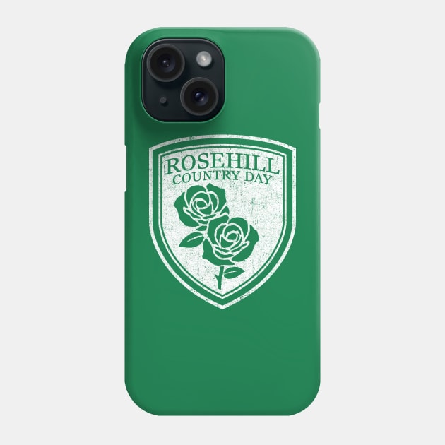 Rosehill Country Day High School Crest Chest Pocket (Variant) Phone Case by huckblade