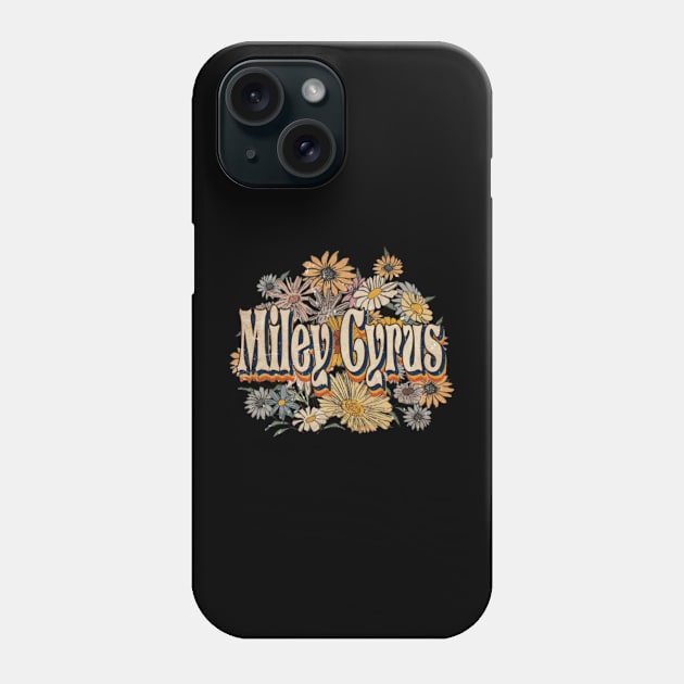 Personalized Flowers Cyrus Proud Name Vintage Beautiful Phone Case by Gianna Bautista Art