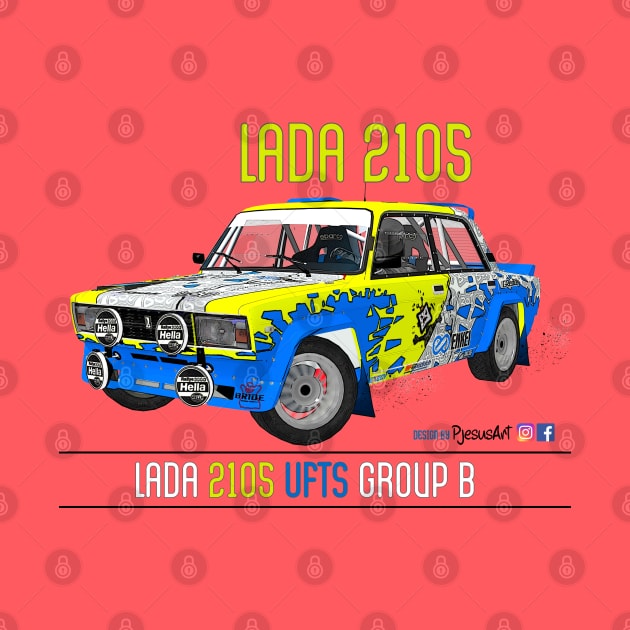 Lada 2105 VFTS Group B Front 08 by PjesusArt