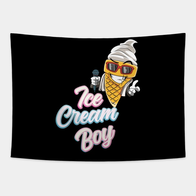 Ice Cream Cool Summer Vacation Glasses Tapestry by melostore