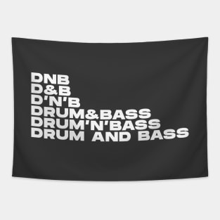 DNB D&B D'N'B DRUM & BASS DRUM'N'BASS DRUM AND BASS Tapestry