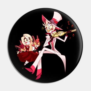 Girl And Fire Girl Pin