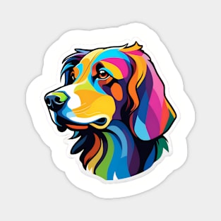 Rainbow Dog Magnet