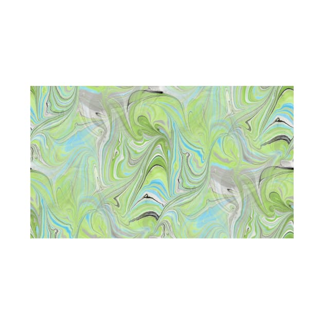 Marbled Paper Abstract : Melusina's Scream by MarbleCloud