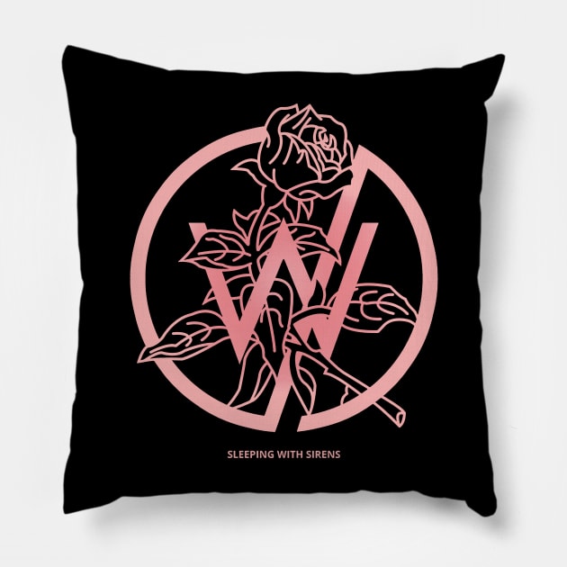 sleeping with sirens legend Pillow by StoneSoccer