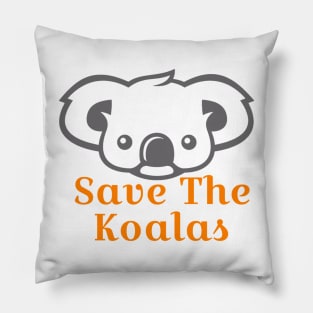 Save The Koalas Pillow