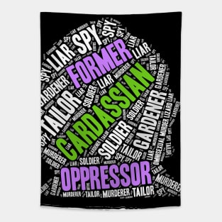 Murder Lizard Former Oppressor Word Art Tapestry