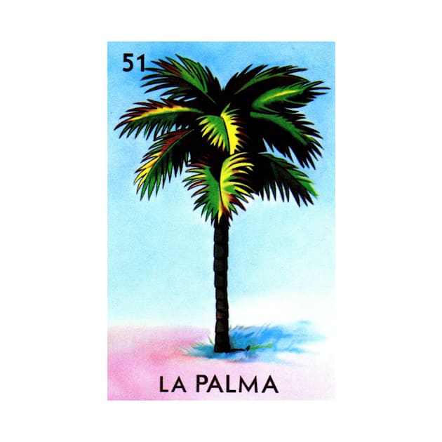 Loteria Mexicana Art - Mexican Lottery Gifts - Mexican Bingo La Palma by HispanicStore