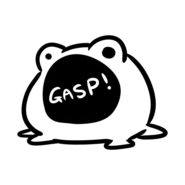 Gasp Frog by Jossly_Draws