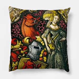 Heraldic Panel c. 1490 Pillow