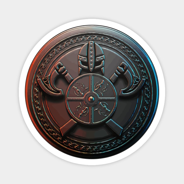 viking shield Magnet by walterorlandi