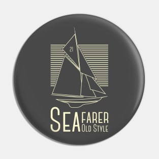 Sea Farer Old Style White Pin