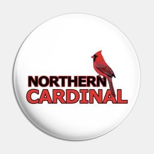 jz.birds Northern Cardinal Bird Watching Design Pin