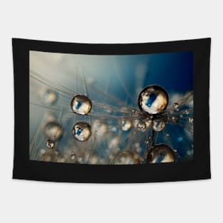 Royal Sea Blue Drops Tapestry