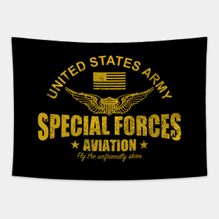 US Special Forces Aviation (distressed) Tapestry