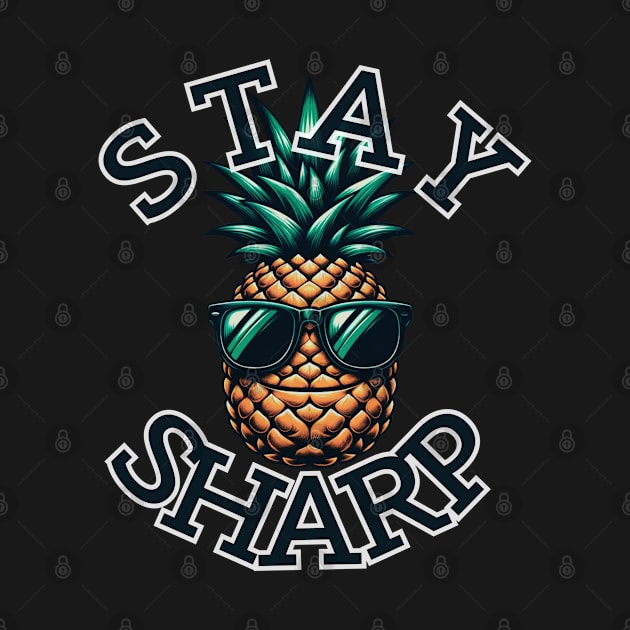 Cool Pineapple Stay Sharp Design by vk09design