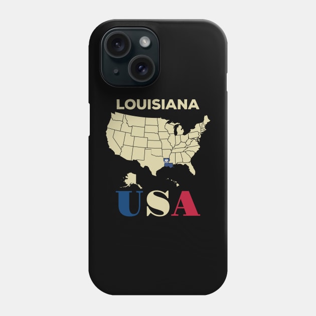 Louisiana Phone Case by Cuteepi