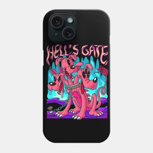 Blackcraft Kawaii Cerberus Hell's Gate Retro Cartoon Pastel Goth Phone Case