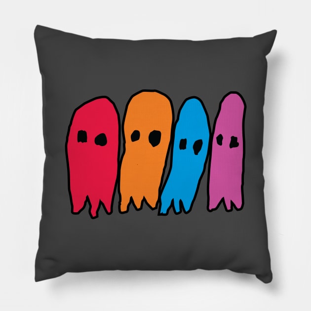 Griffin's Ghosts Pillow by LizSmithStudio