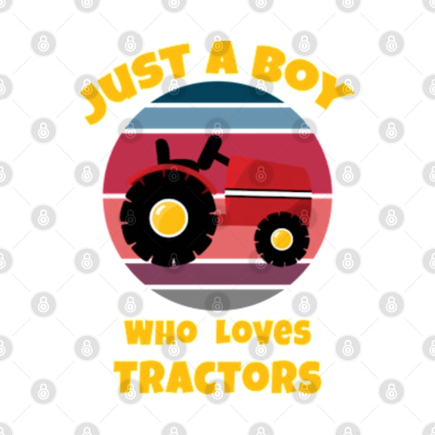 Just A Boy Who Loves Tractors. by NOSTALGIA1'