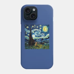 A Cat's Starry Night Phone Case