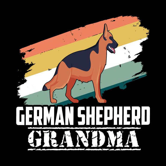 German Shepherd Grandma by Uris