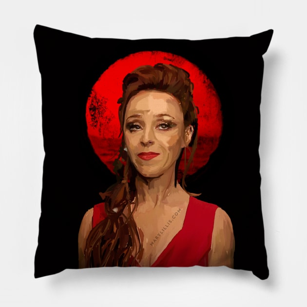 Rowena, Queen of Hell Pillow by marv42