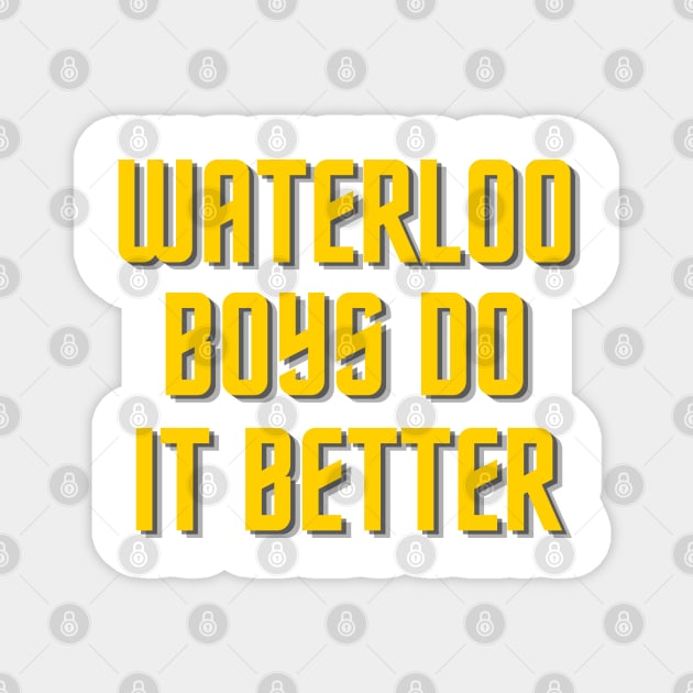 Waterloo Boys Magnet by stickersbyjori