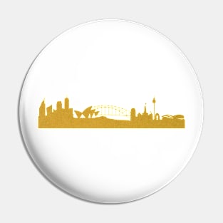 Golden Sydney Pin