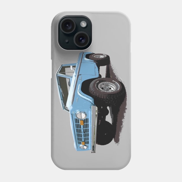 Ford Bronco - stylized color Phone Case by mal_photography