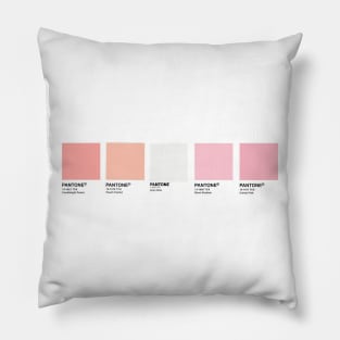 Peach Princess Pop Star Color PANTONE Palette Pillow