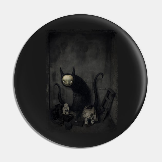 Gothic cat Pin by laura-nagel