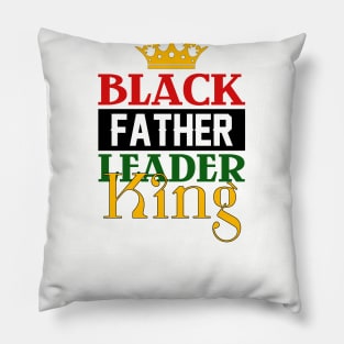 Black Father, Leader, King Pillow