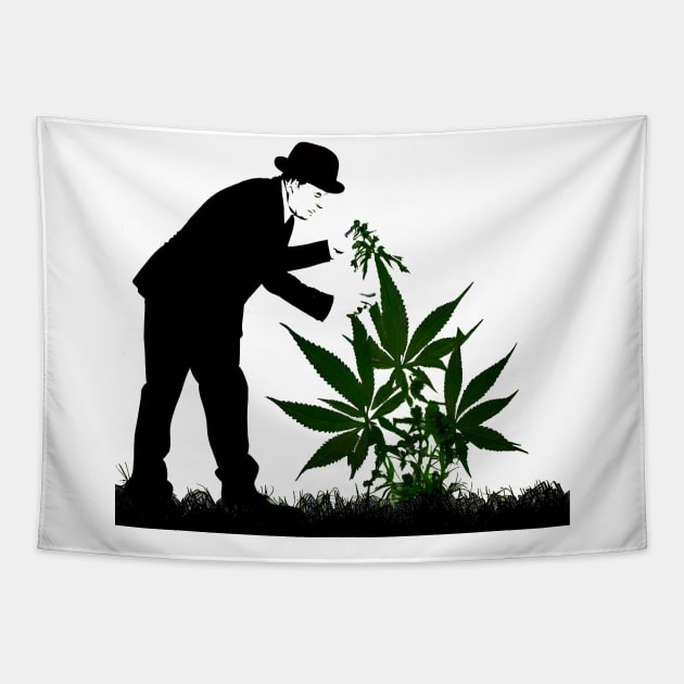 Banksy Buds Tapestry by PrintzStore