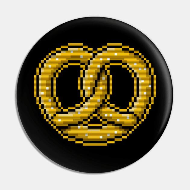 Pixel Pretzel Pin by Koko Ricky